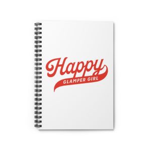 Happy Glamper Spiral Notebook – Ruled Line